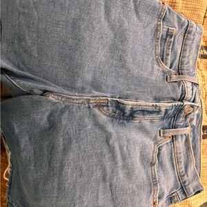 Old navy sky high distressed denim shorts
